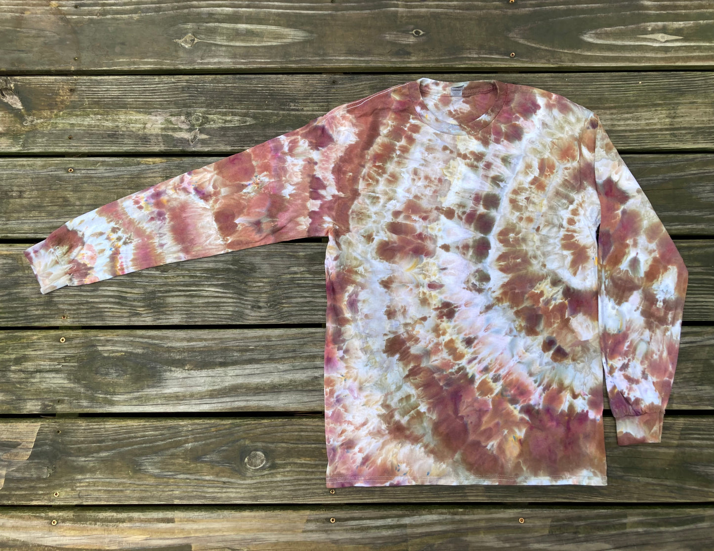 Shiitake Twist Long Sleeve Tie Dye