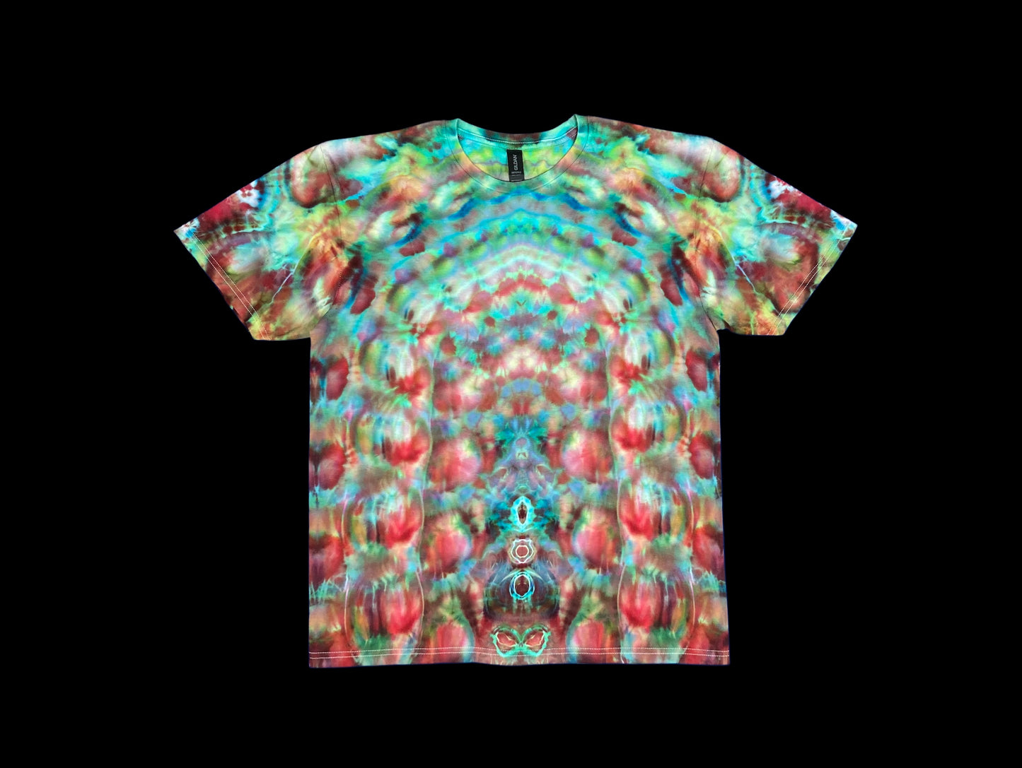 Psychedelic Towers Ice Tie Dye T-Shirt