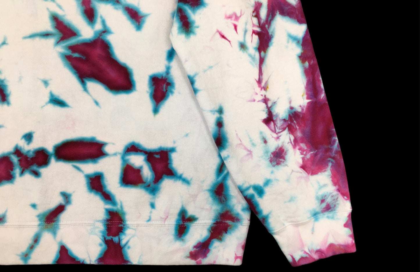 Ice Dyed Berry Lava Sweater