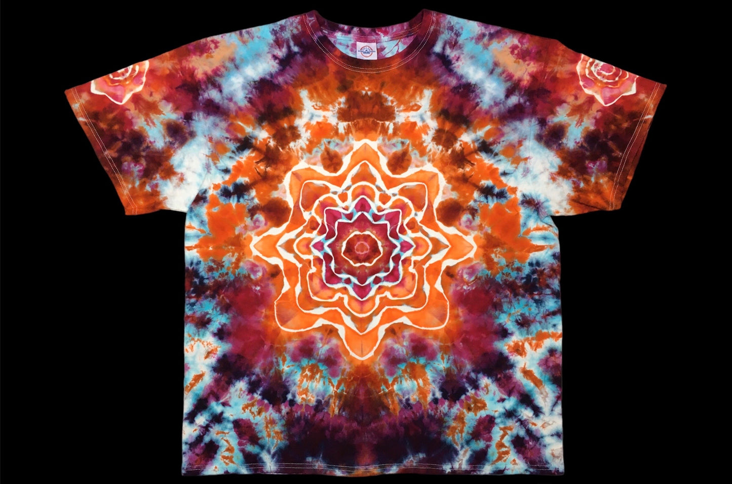 2 Sided Ron Star Lotus Ice Dye